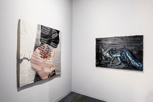 Erin M. Riley and Allison Schulnik, P·P·O·W Gallery, Art Basel Miami Beach (5–8 December 2019). Courtesy Ocula. Photo: Charles Roussel.